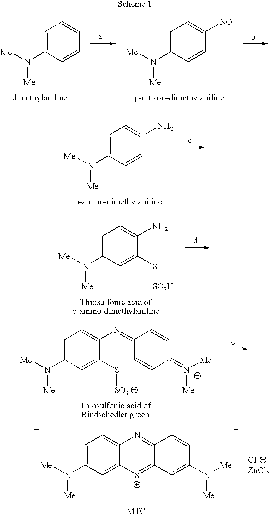 Methods of chemical synthesis and purification of diaminophenothiazinium compounds including methylthioninium chloride (MTC)