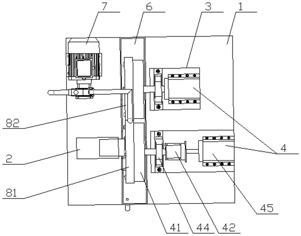 Visual oil film measuring device suitable for high-low pair oil-gas two-phase mixed lubrication