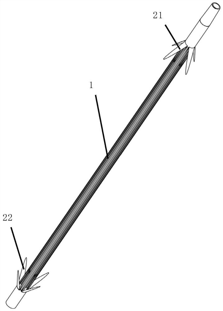 Biliary tract drainage stent with grooves in surface