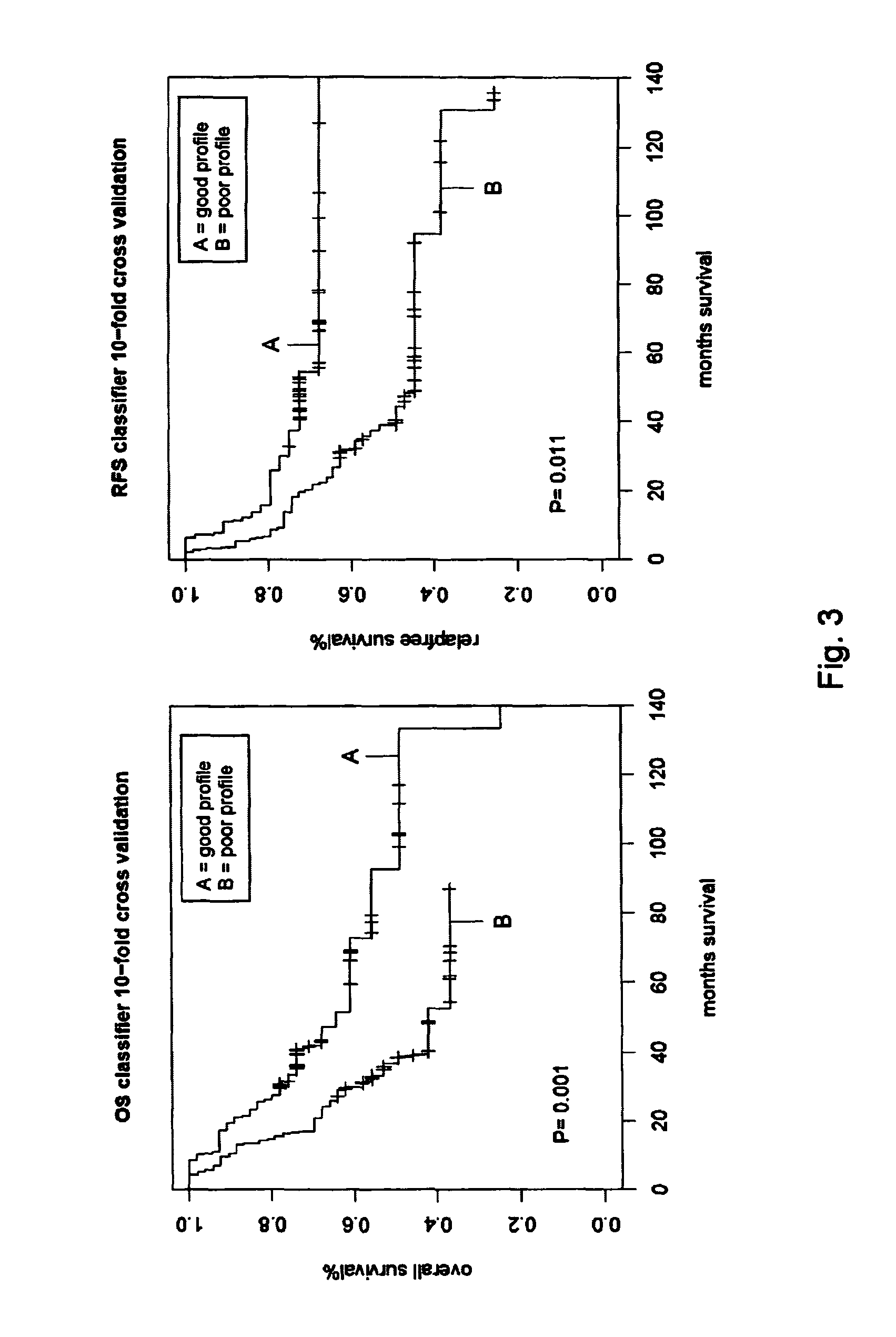 Prognostic gene expression signature for non small cell lung cancer patients