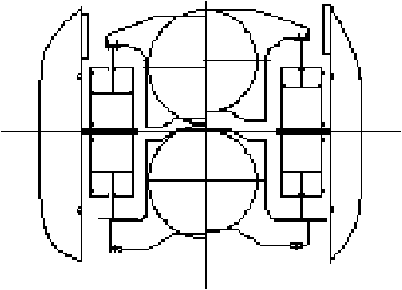 Composite positive and negative roller bending device based on six-high mill