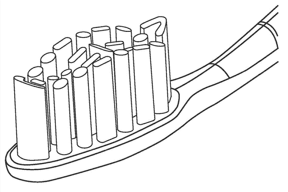 Method for connecting bristle supports having bristles to cover parts during brush production