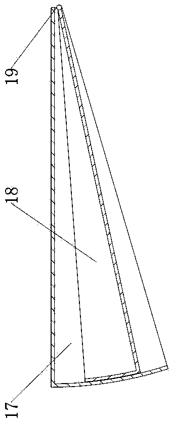Fracture flow simulation experiment device and method for fiber blend support agent