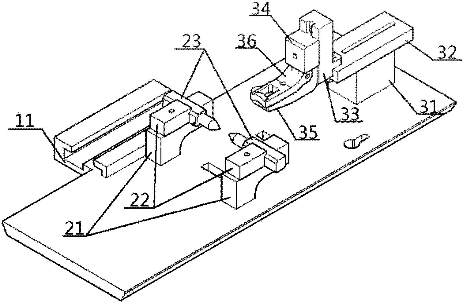 Small animal brain three-dimensional positioning system for magnetic resonance imaging scanning equipment