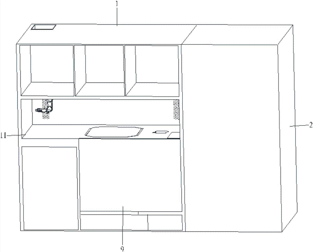 Multifunctional cooking cabinet