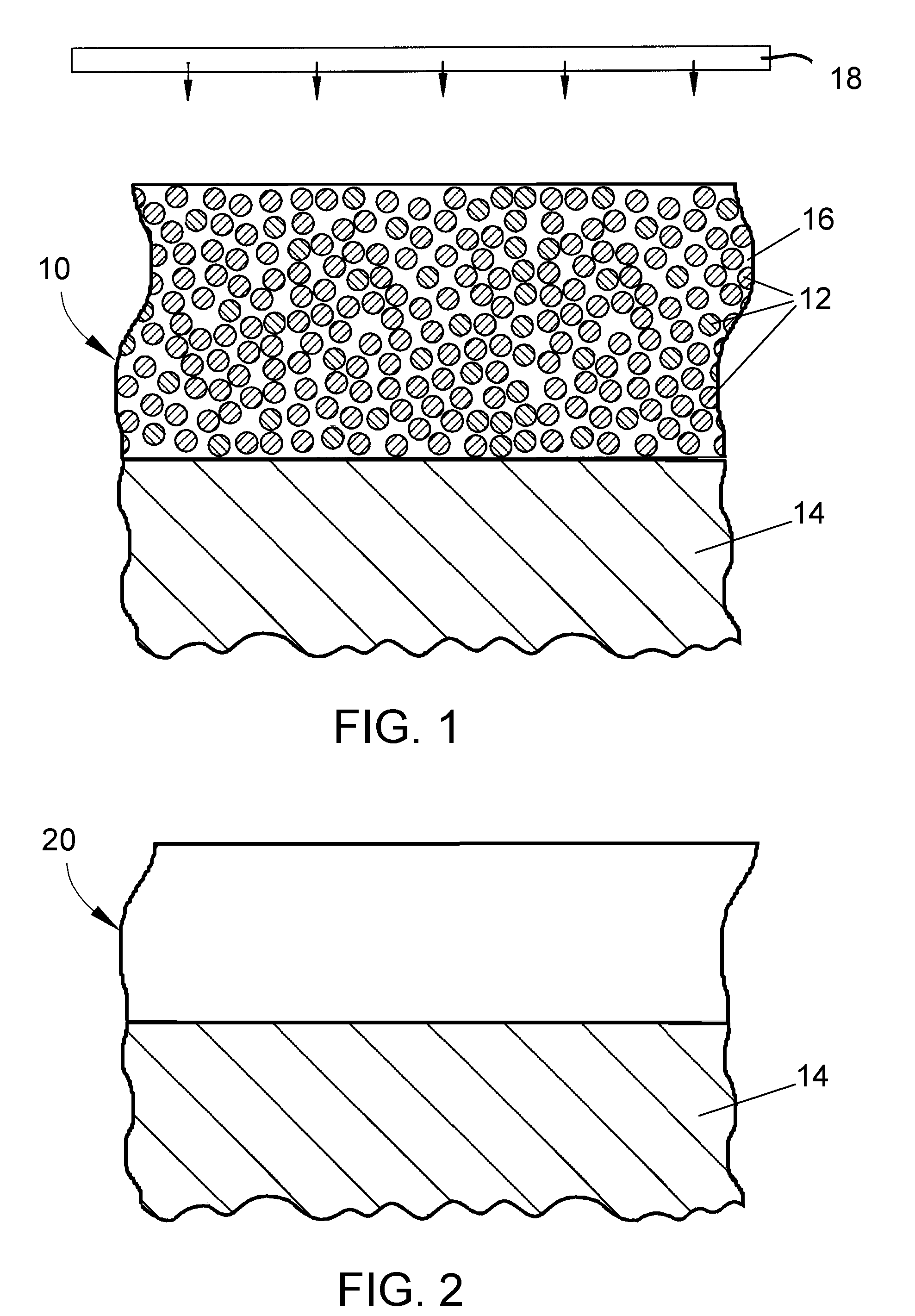Microwave brazing process for forming coatings