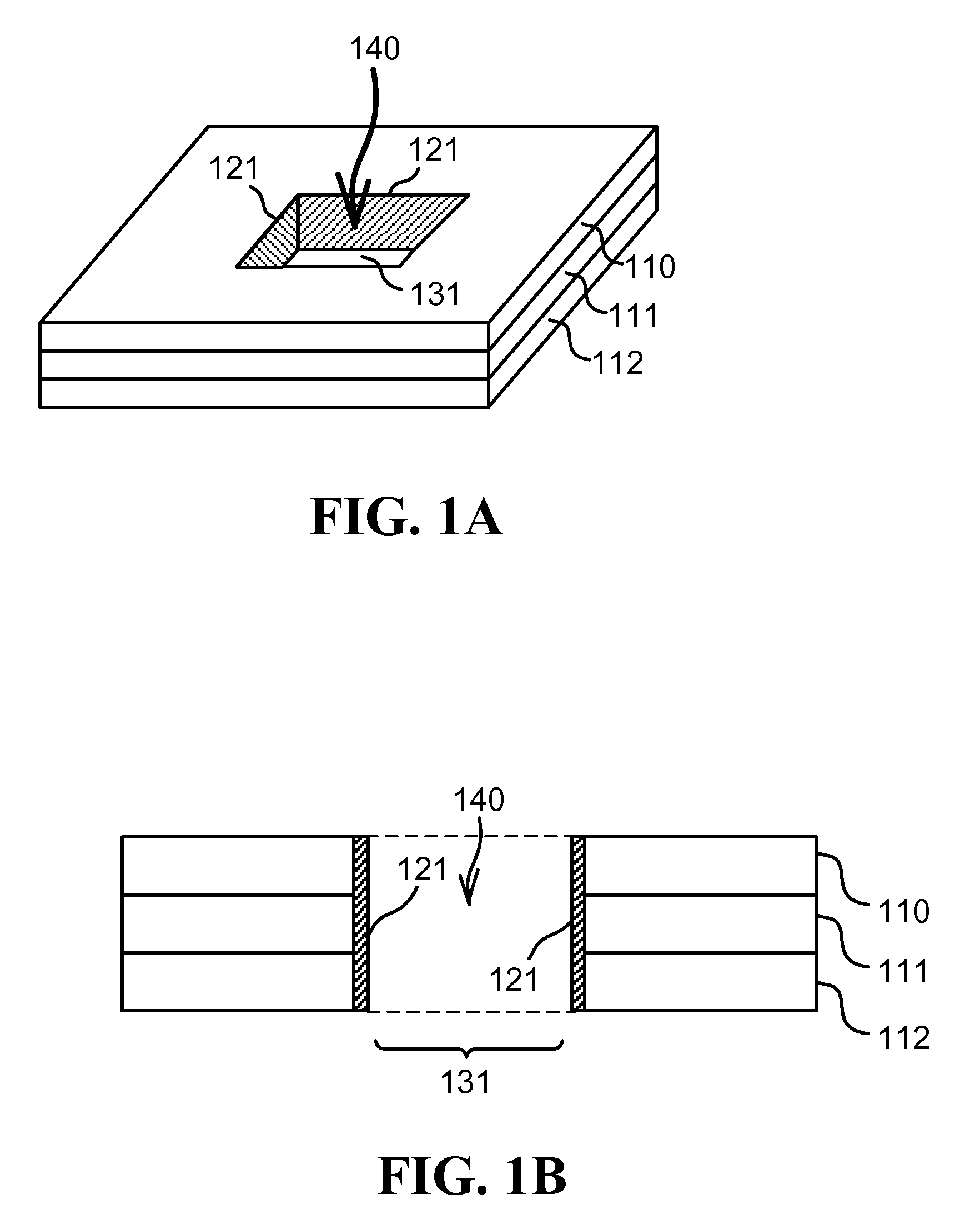 Laminate structures having a hole surrounding a probe for propagating millimeter waves