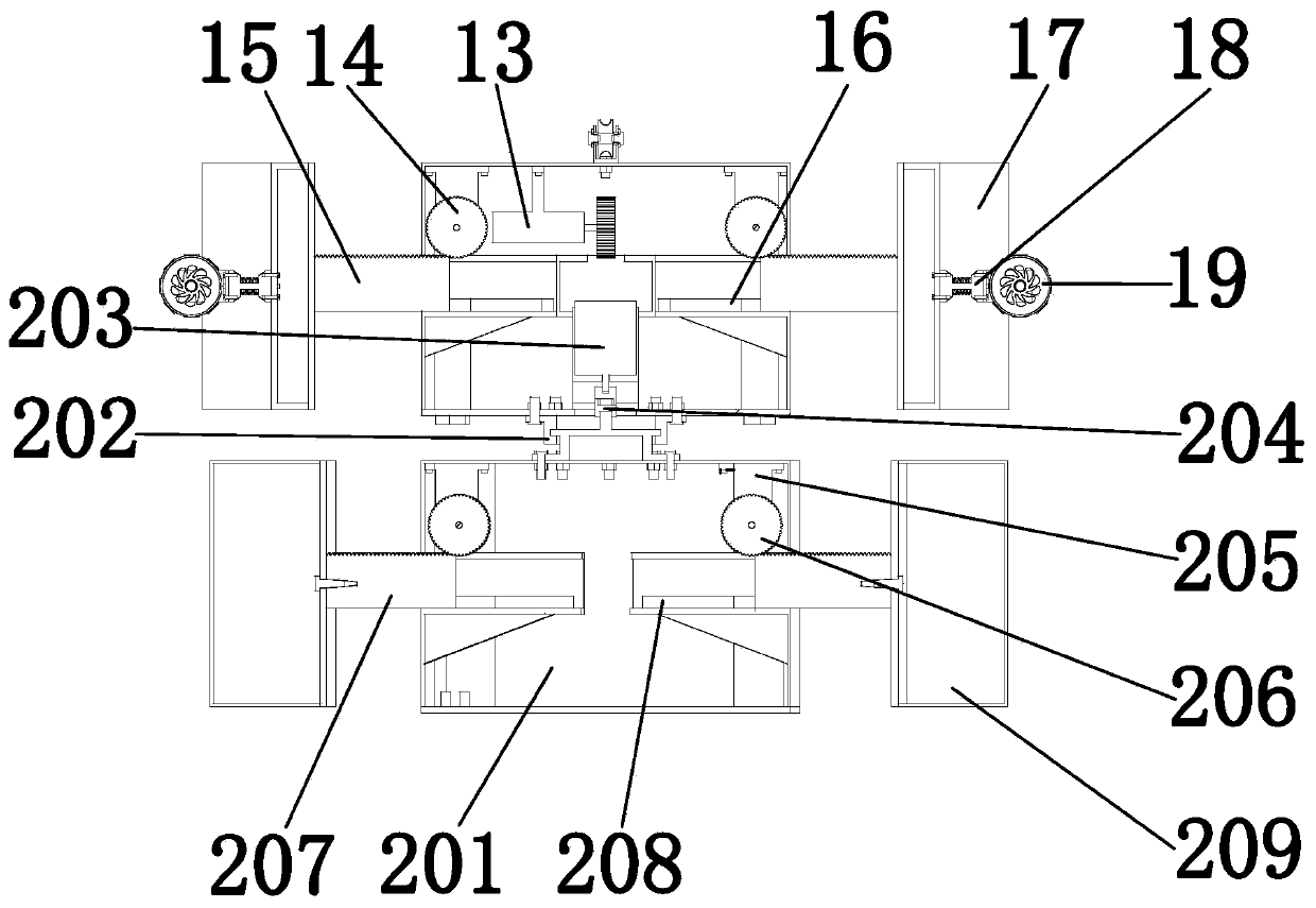 Rotary positioning type deep well rescue device