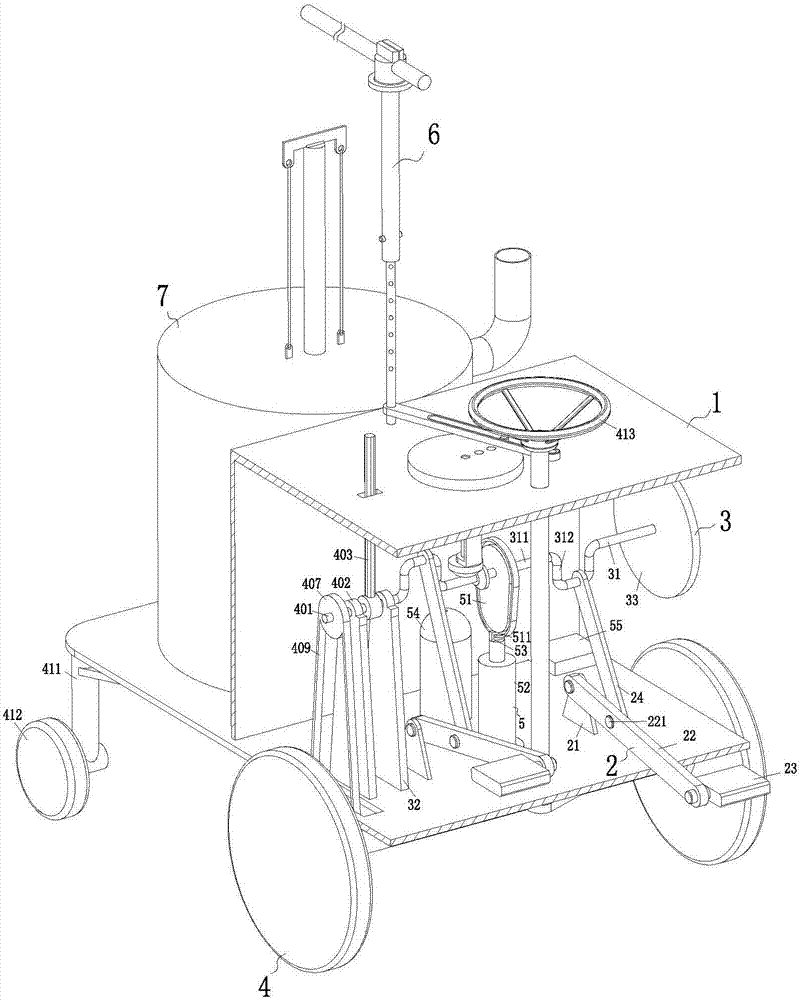 Spraying device for plant protection