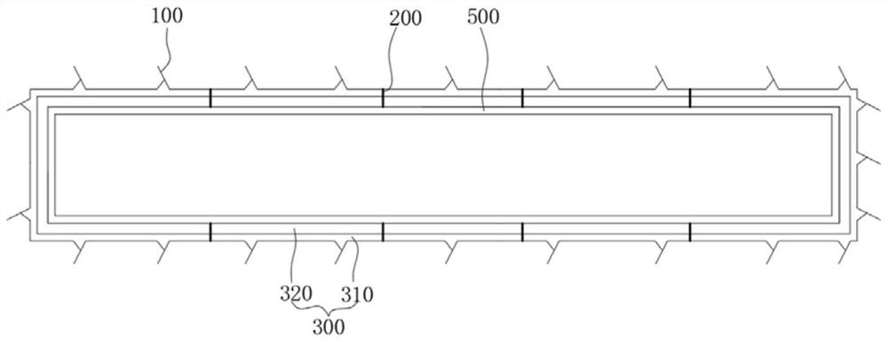 Method for filling transverse joints in lining of underground gas storage and underground gas storage