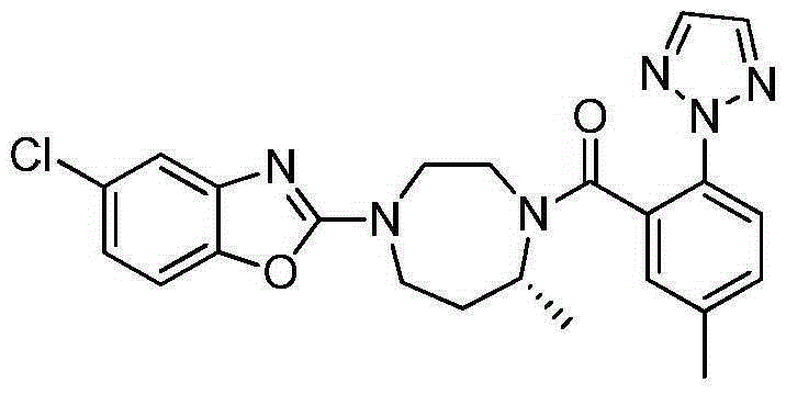 Method for preparing important Suvorexant intermediate