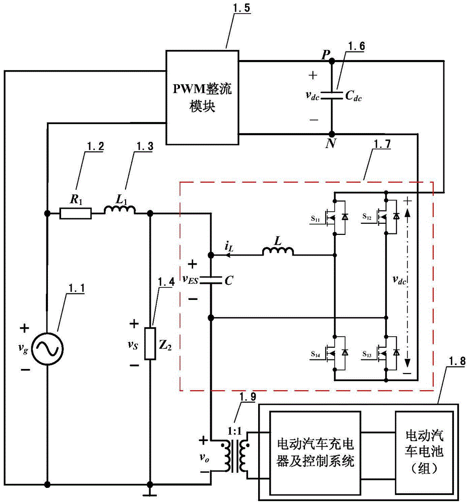 A voltage stabilization system and its control method applied to new energy power generation and electric vehicle swap station