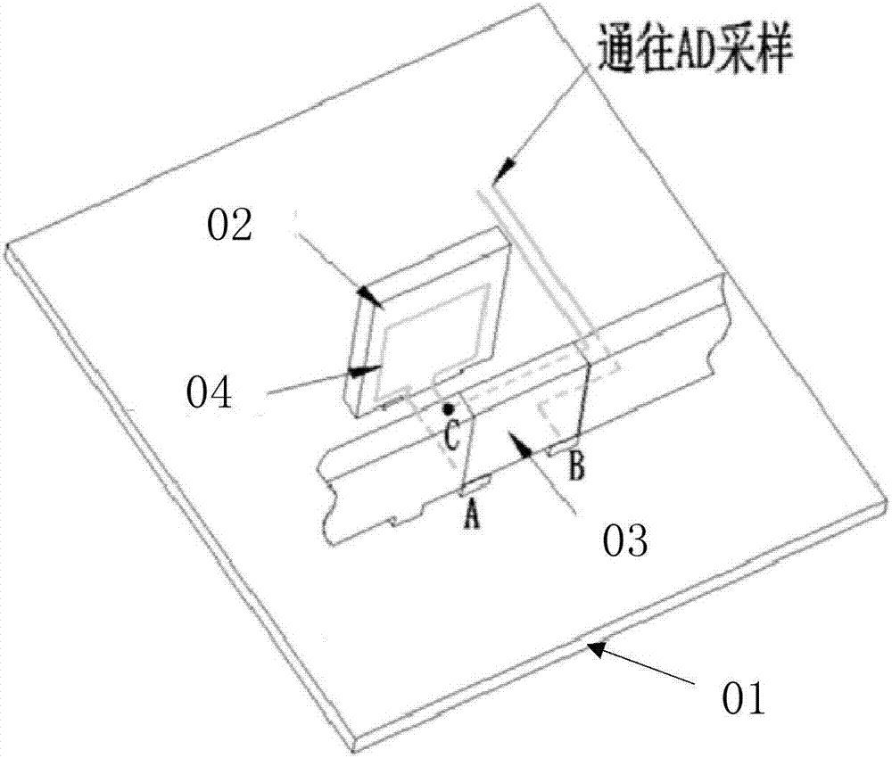 Lead structure of manganese-copper shunt, PCB, and layout structure of PCB