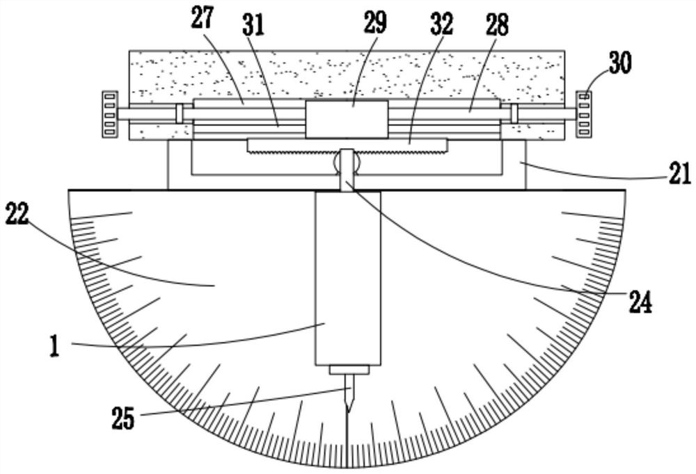 A portable foundation pit and side slope gradient control device and control method