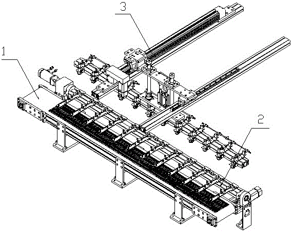 Cell string automatic unloading mechanism