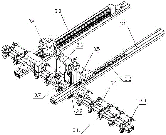 Cell string automatic unloading mechanism