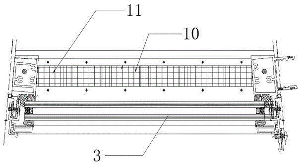 A curtain wall ventilation haze purification method and its structure