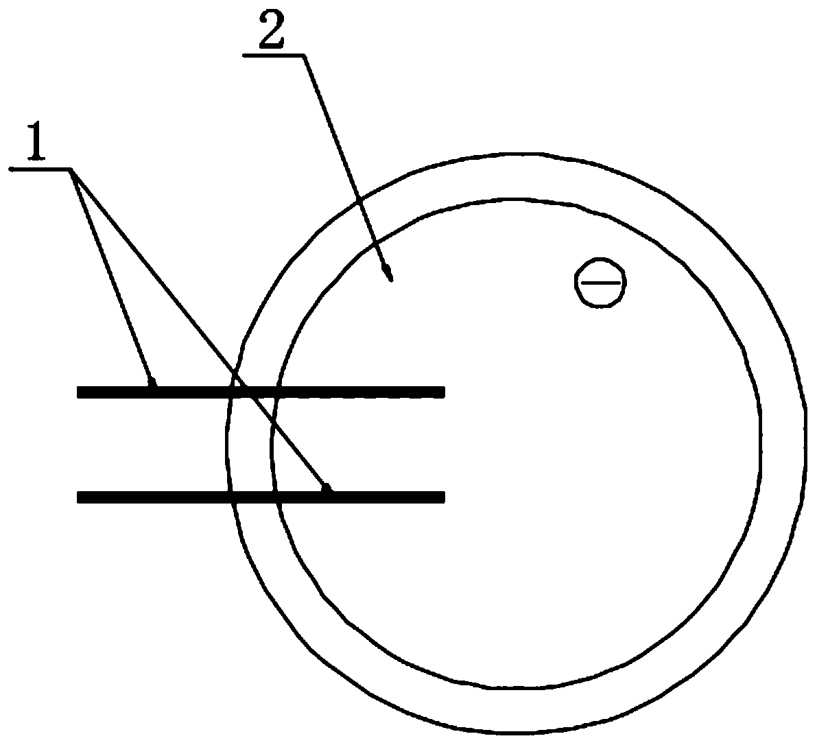 Button cell pin and welding method thereof
