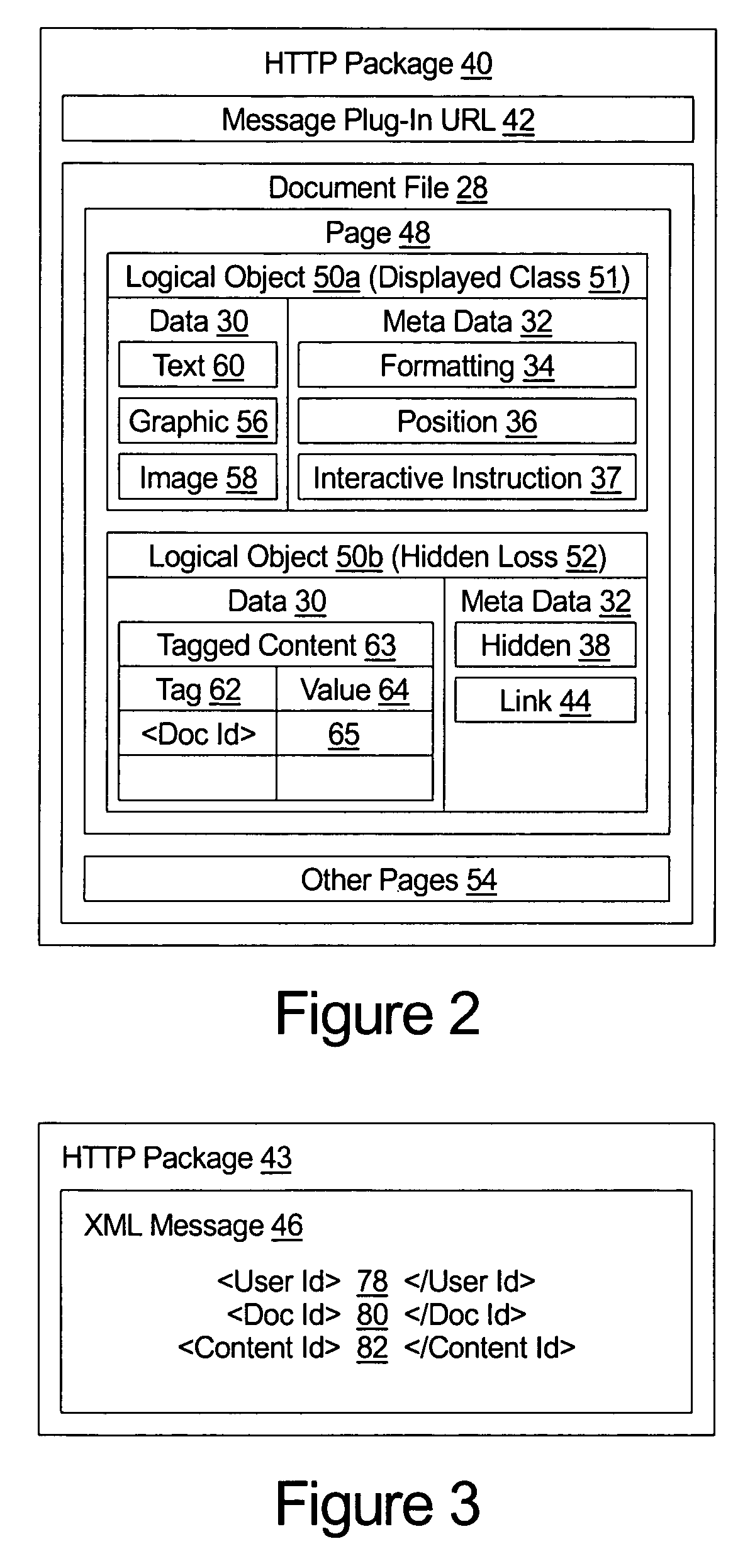 System and method for dynamically linking data within a portable document file with related data content stored in a database