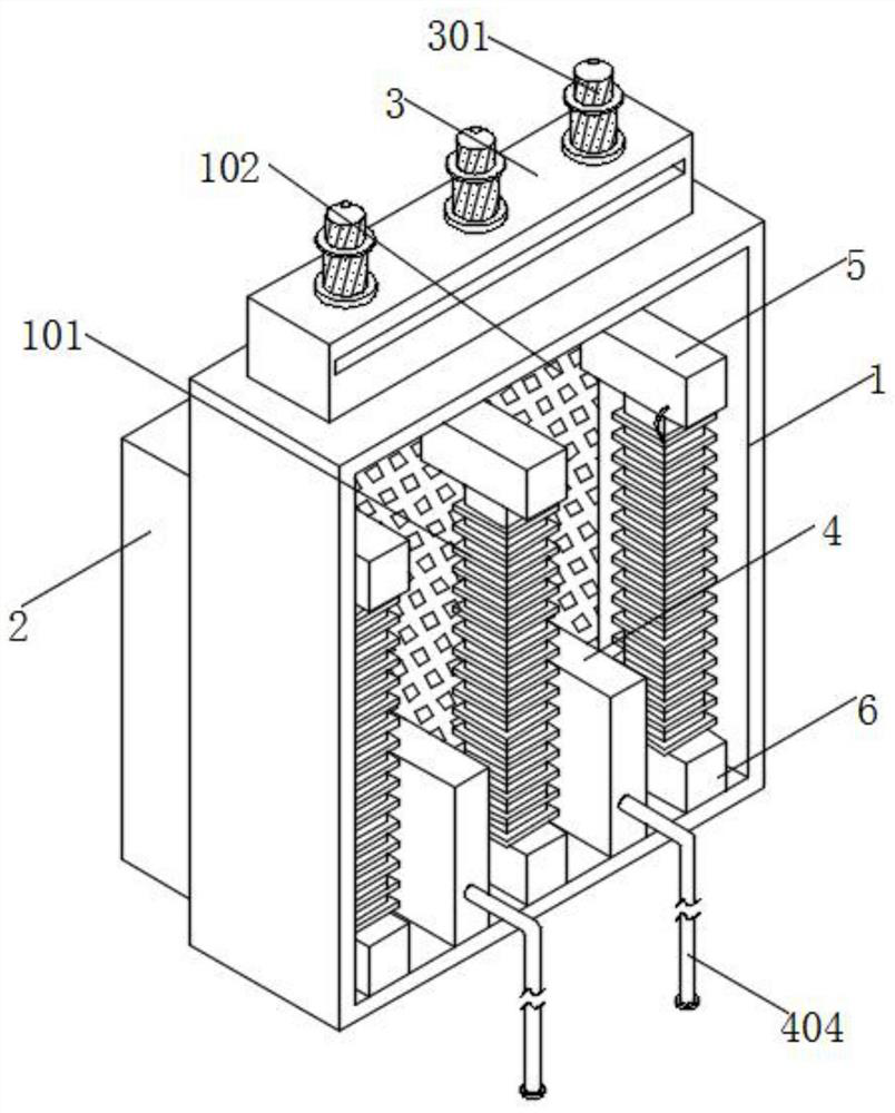 110kV resin casting insulating transformer with three-phase integrated structure