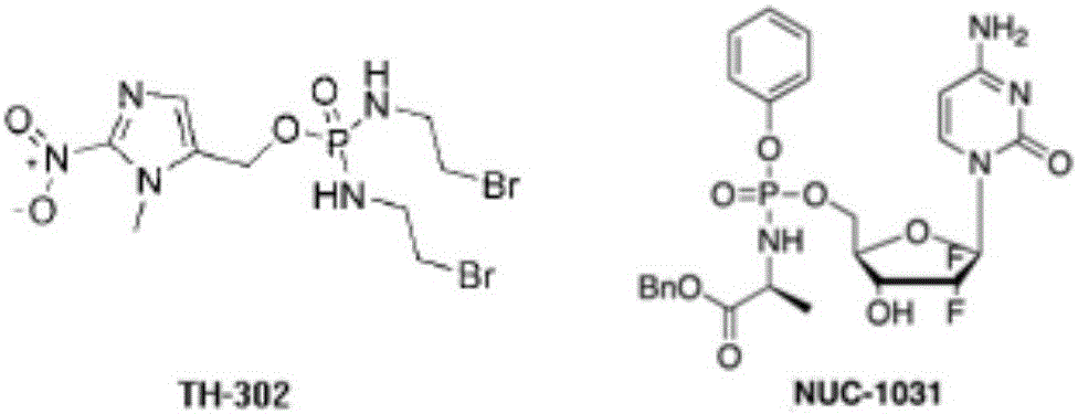 Gemcitabine ProTide hypoxic activation prodrug and application thereof