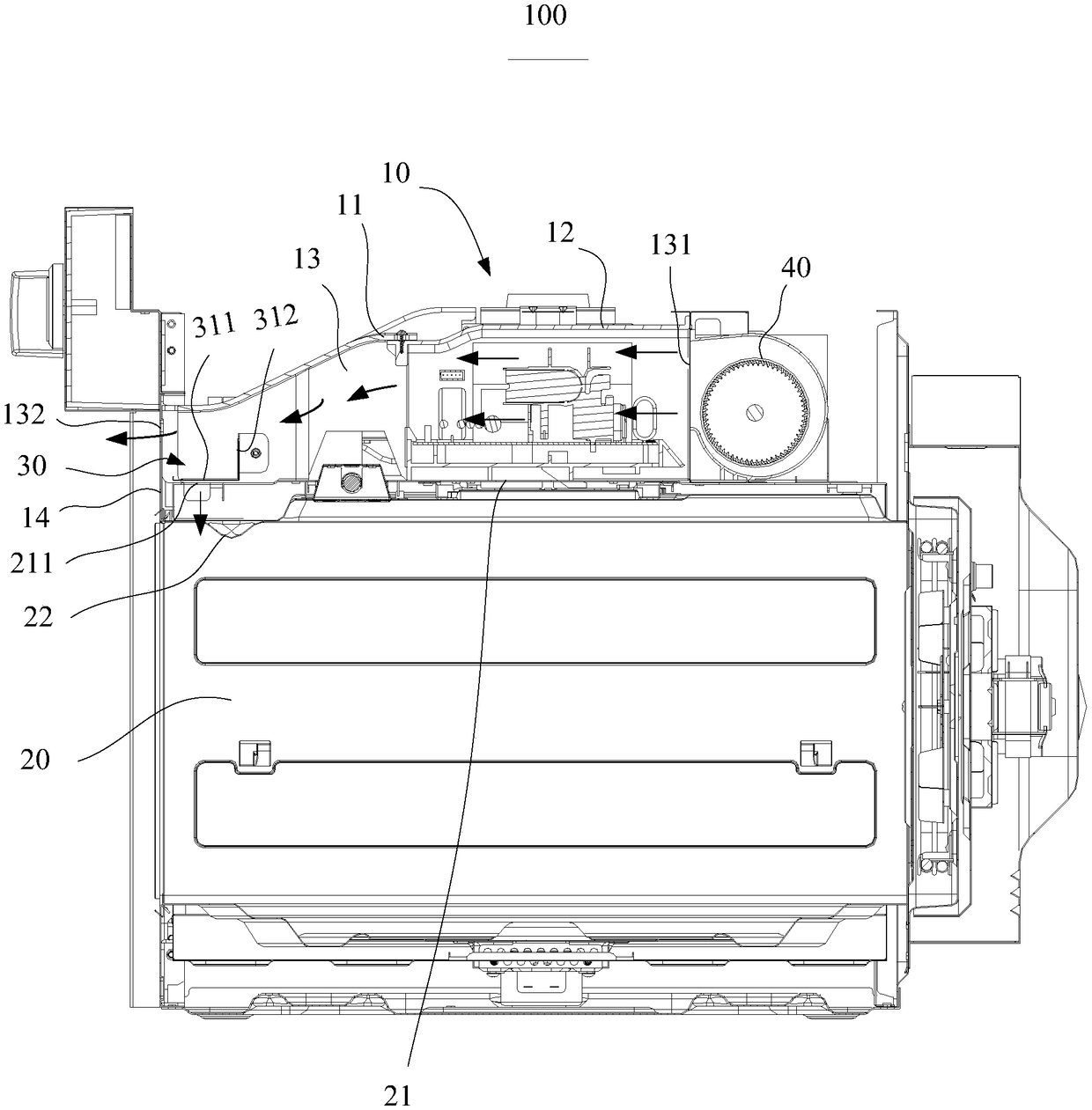 Heating and cooking device