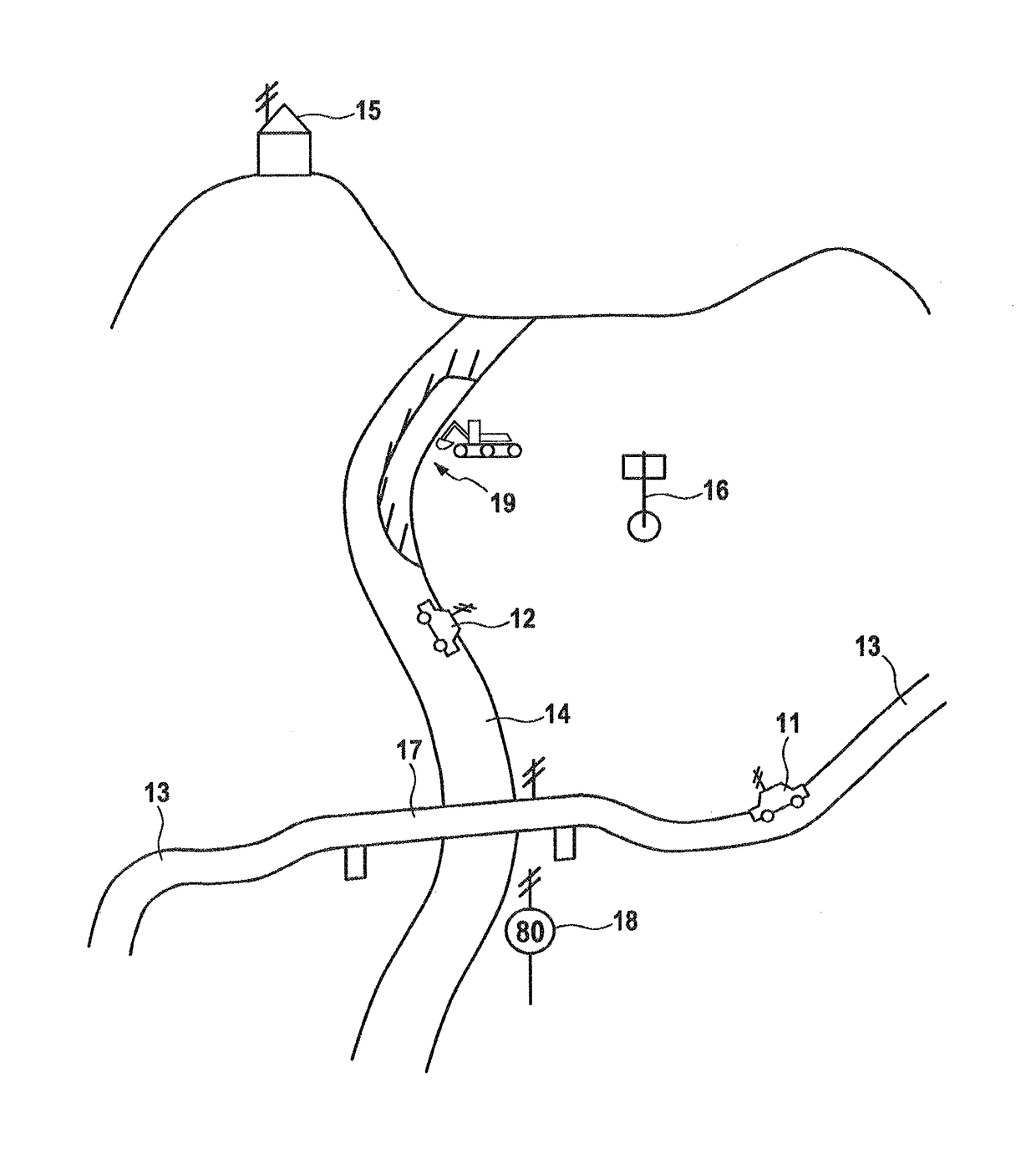 Method and system for learning traffic events, and use of the system