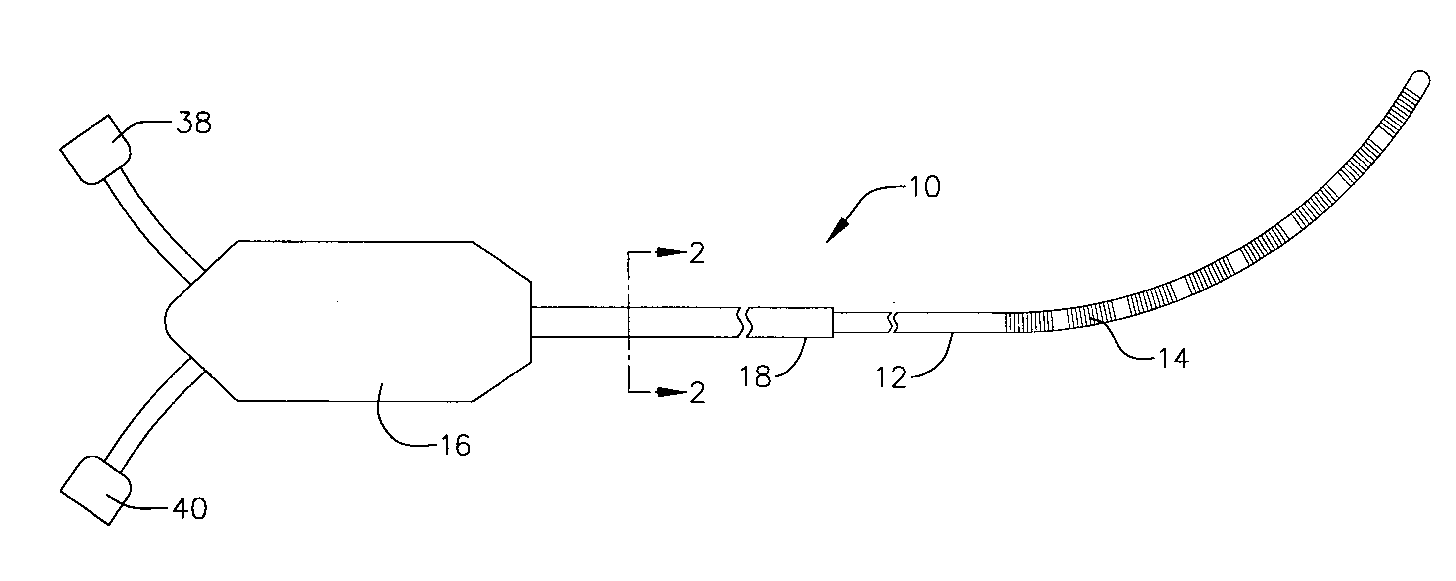 Internal indifferent electrode device for use with lesion creation apparatus and method of forming lesions using the same