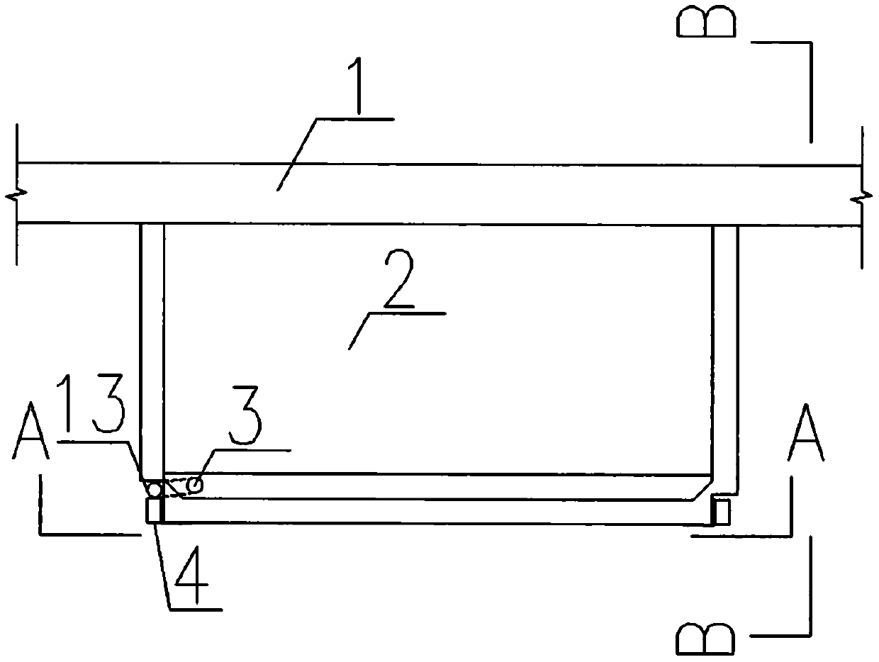 Replacing or newly-added fabricated balcony structure for old houses and construction method of replacing or newly-added fabricated balcony structure