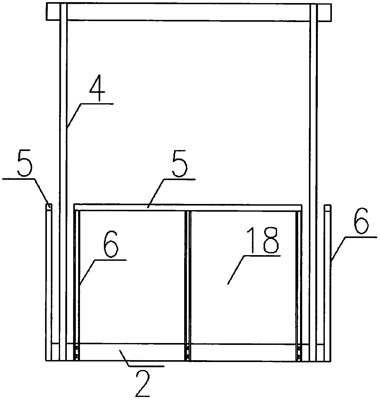 Replacing or newly-added fabricated balcony structure for old houses and construction method of replacing or newly-added fabricated balcony structure