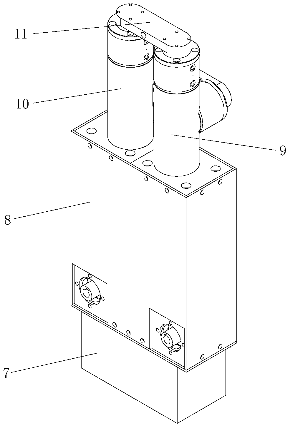 Constant-speed and constant-pressure pump device