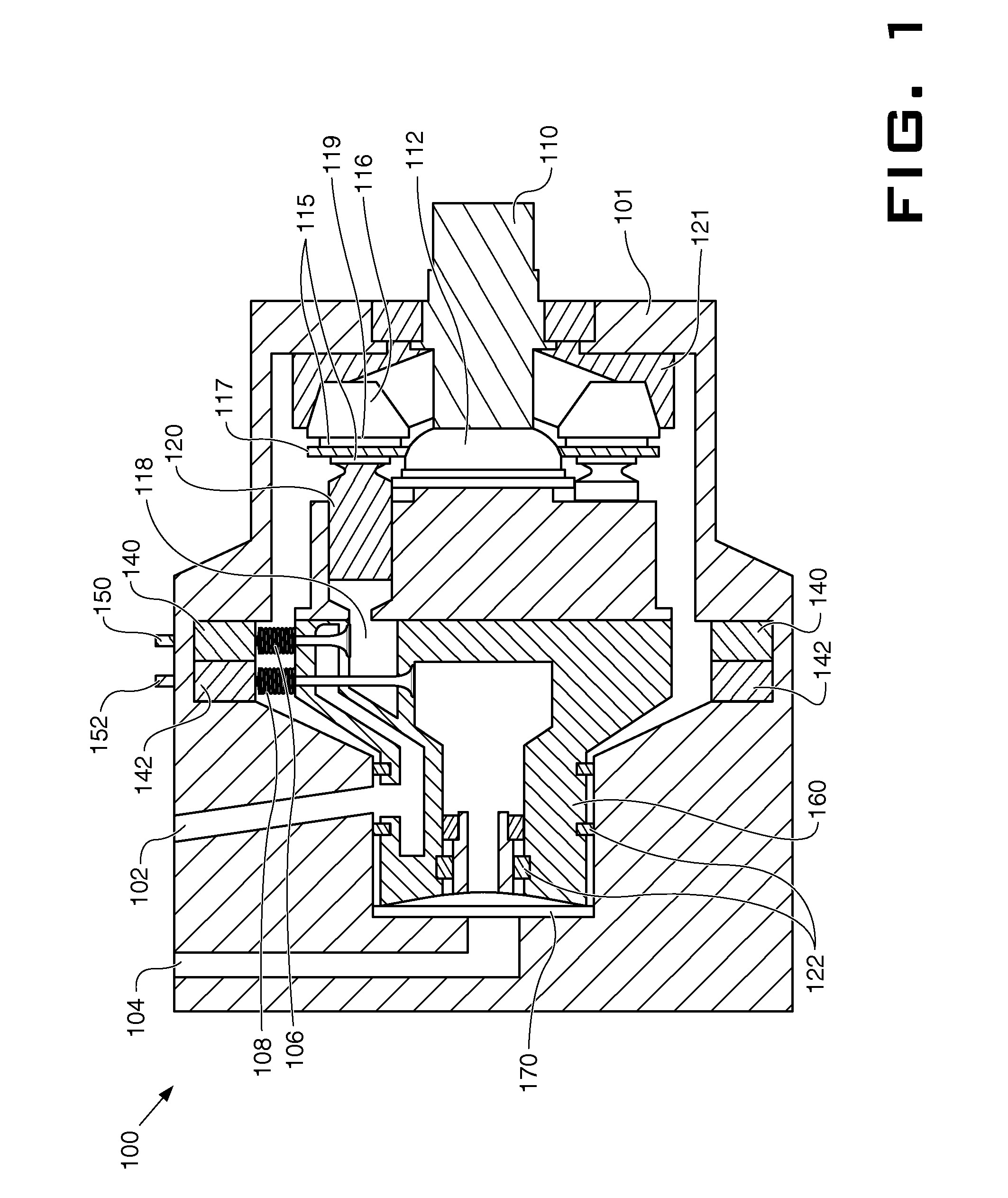 Piston pump with cam actuated valves