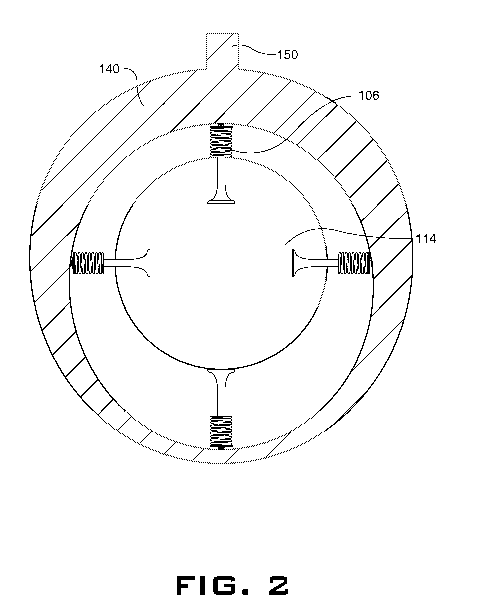 Piston pump with cam actuated valves