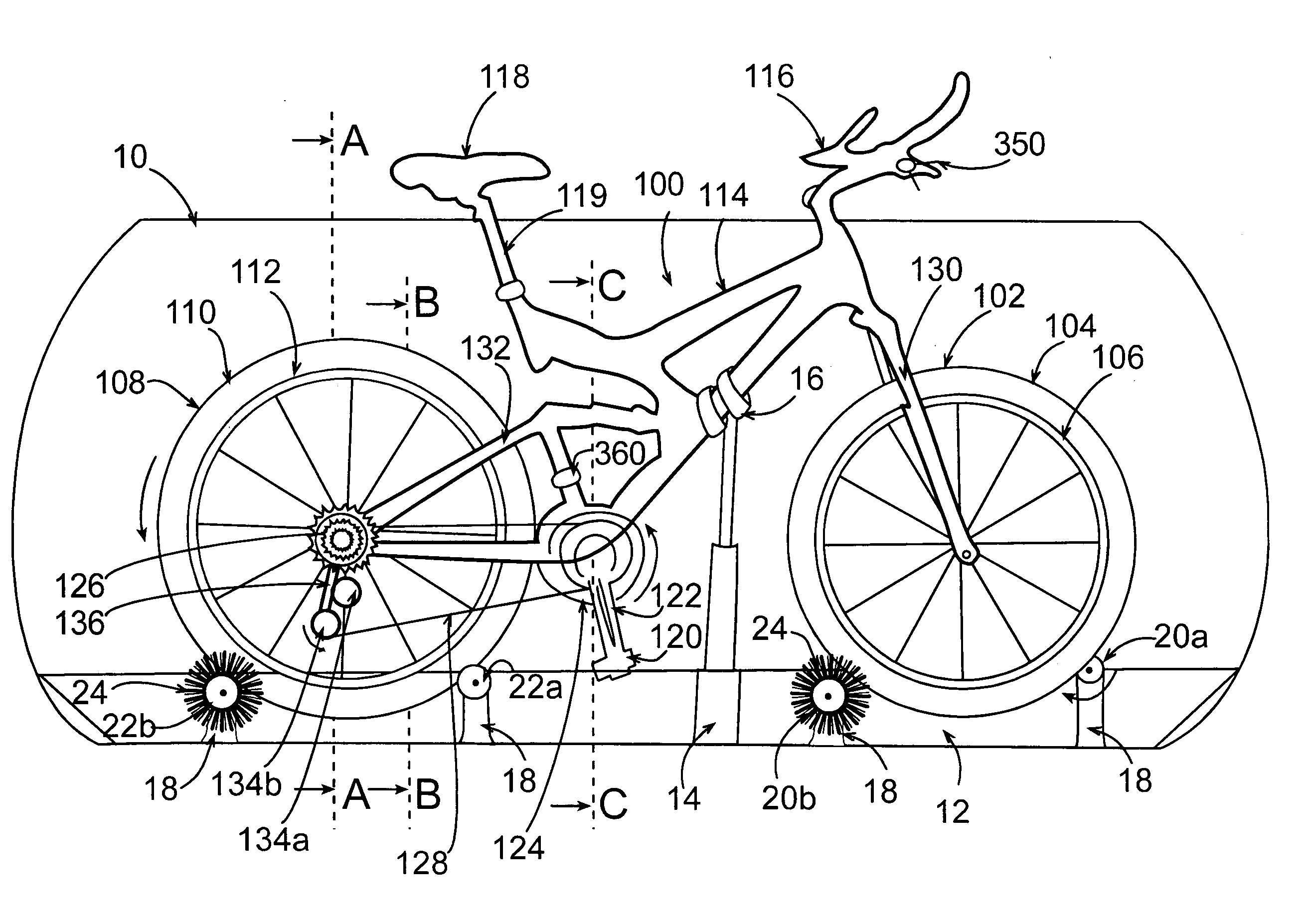 System And Method For Cleaning A Two-Wheeled Vehicle