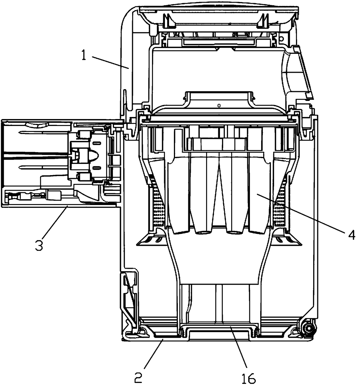 Hand-held vacuum cleaner