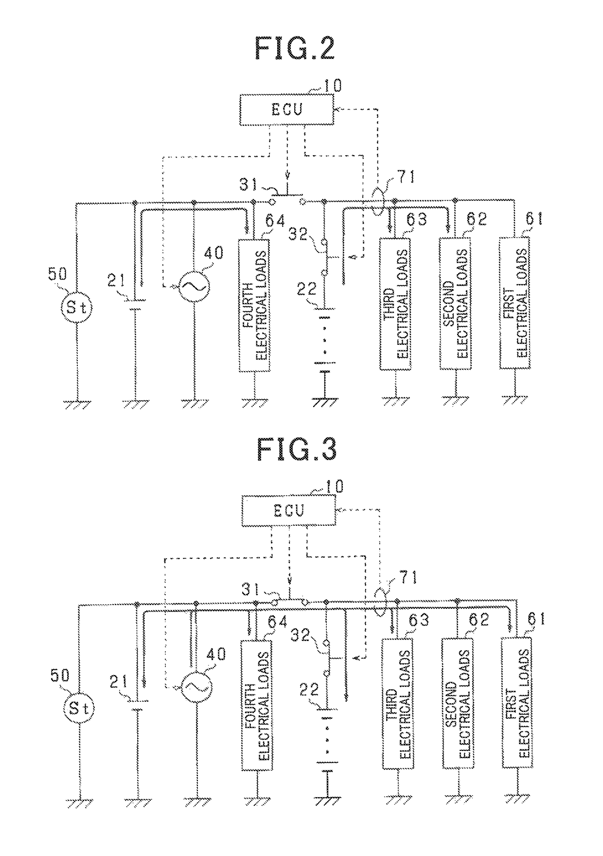 Control apparatus for power supply system