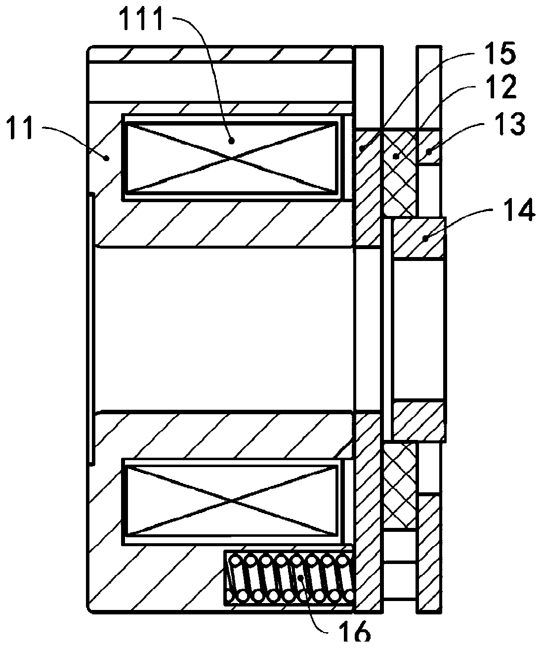 Friction plate assembly, braking device and motor