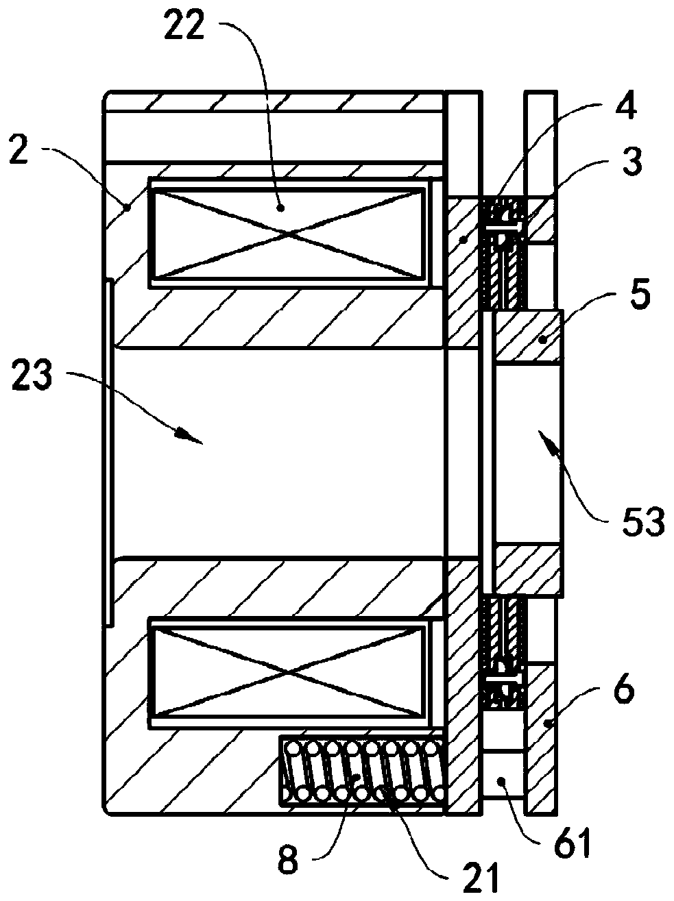 Friction plate assembly, braking device and motor