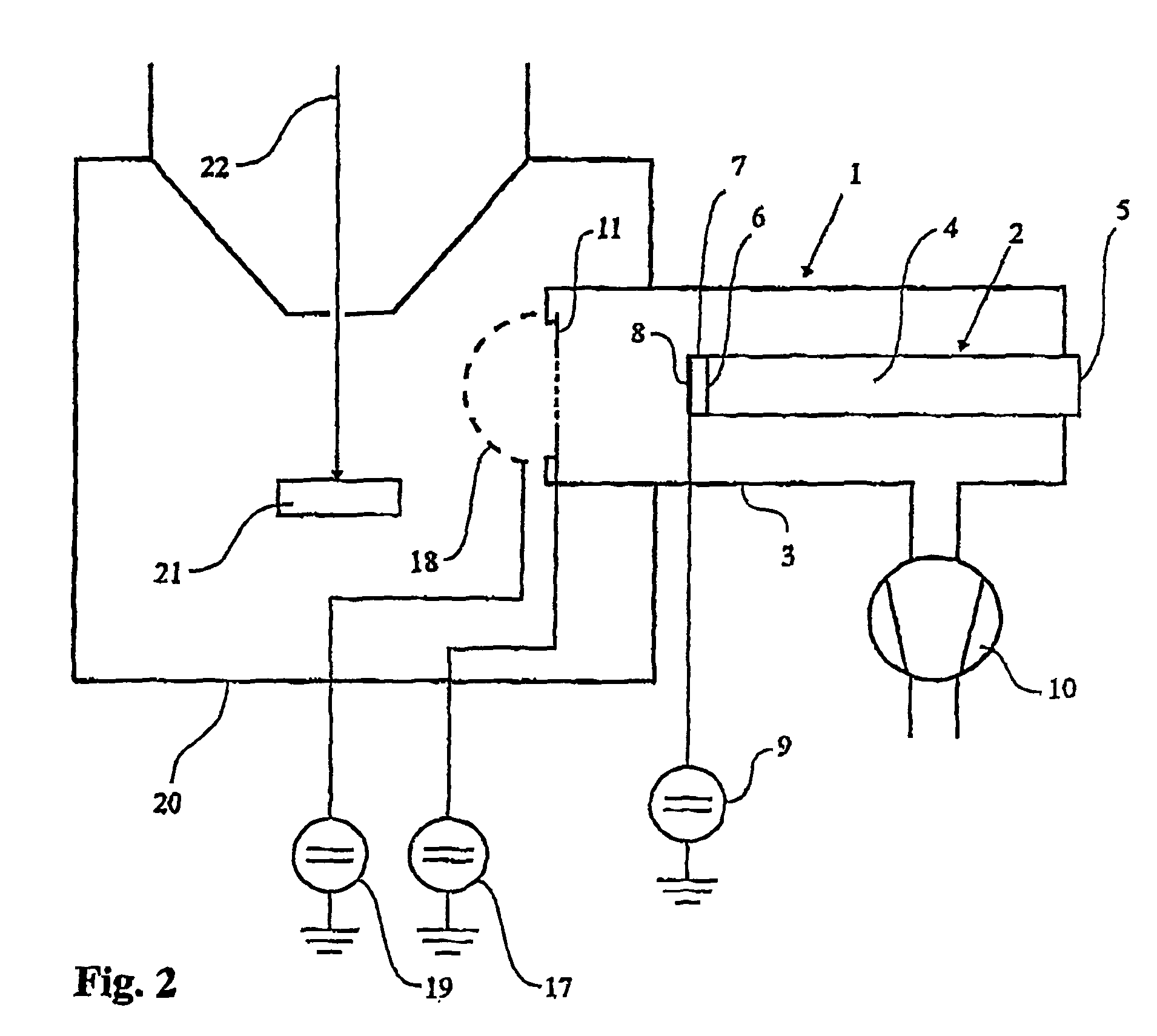 Secondary electron detector, especially in a scanning electron microscope