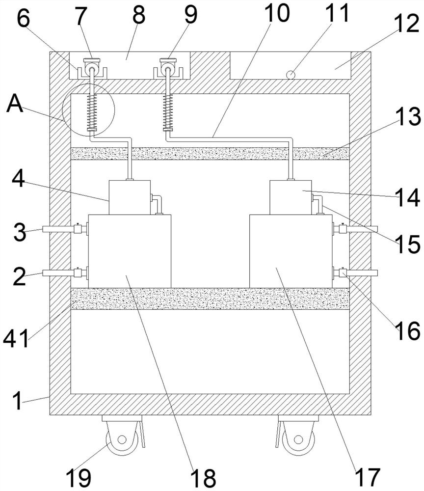 Incision recovery nursing device for general surgery department