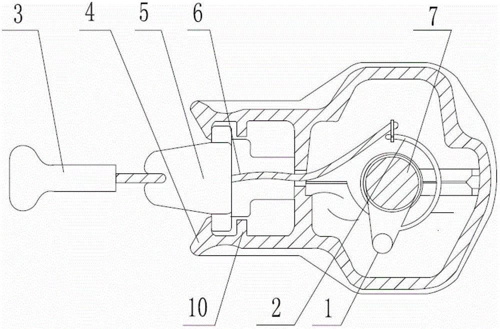 Semi-automatic twist lock