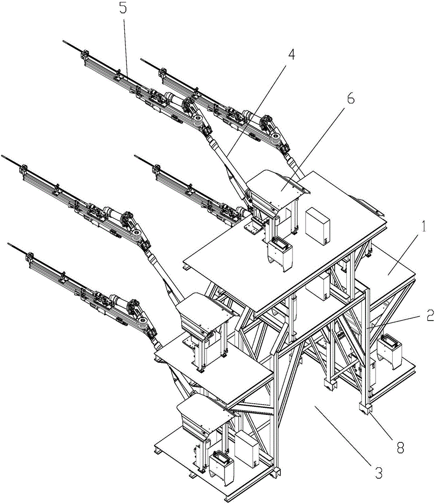 Modular full-hydraulic rock drilling system