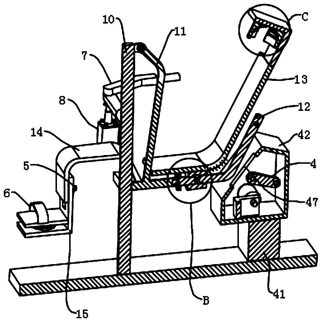 Function rehabilitation reconstruction device for brain damage repair