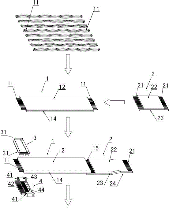 A lvds line with controllable characteristic impedance and its manufacturing method