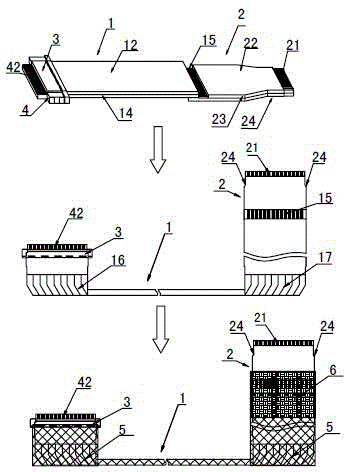 A lvds line with controllable characteristic impedance and its manufacturing method