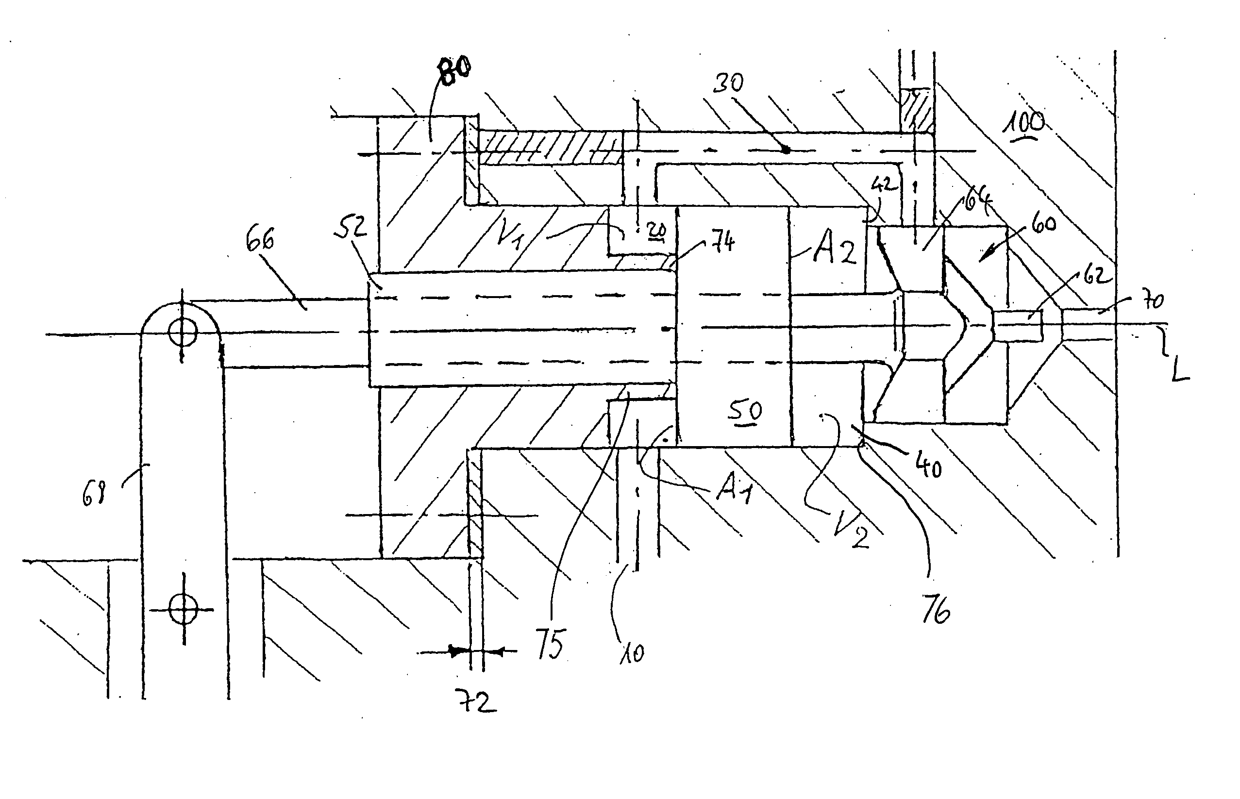 Metering device for an injection molding unit