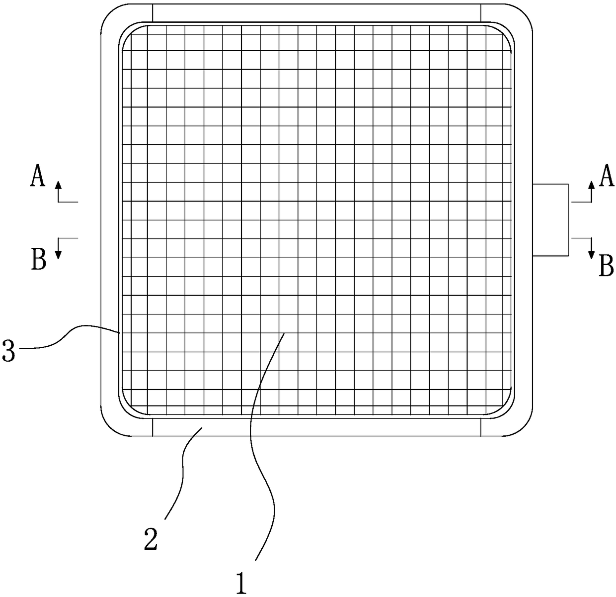 Antidamping polycrystalline silicon chip