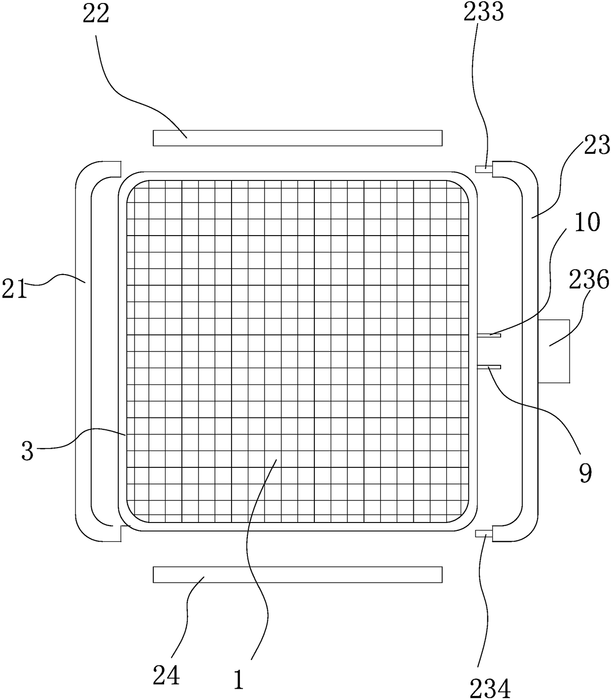 Antidamping polycrystalline silicon chip