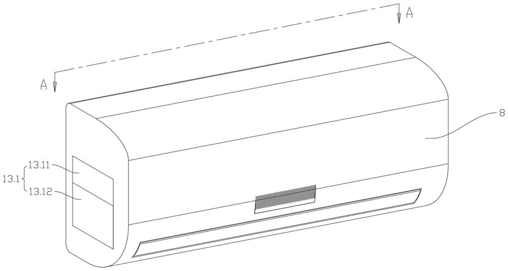 Intelligent air conditioner wind wheel mechanism, air conditioner and method