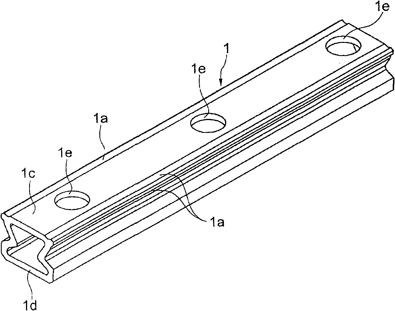 Motion guide device and method of producing the same